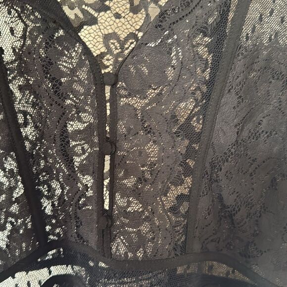 Free people black lace top - Picture 4 of 4